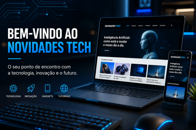 Bem-vindo à Novidades Tech: escolhas de tecnologia mais informadas
