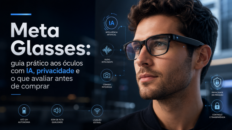 Meta Glasses: guia prático aos óculos com IA, privacidade e o que avaliar antes de comprar