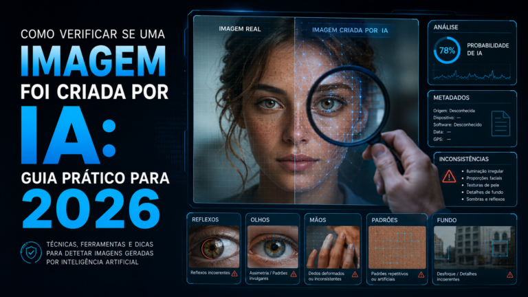 Como verificar se uma imagem foi criada por IA: guia prático para 2026