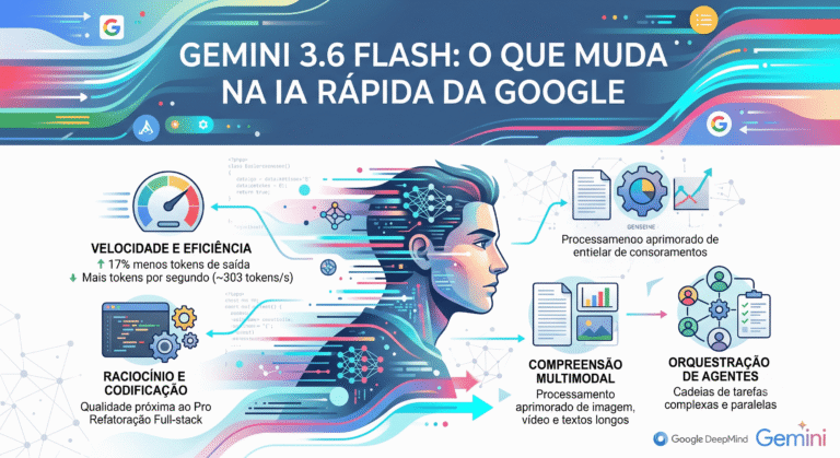 Gemini 3.6 Flash: o que muda na IA rápida da Google